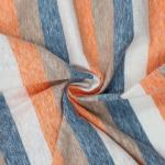 Breathable Fashionable Cotton ​Striped Material Fabric For T-Shirt for sale