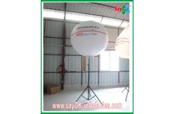 China White Inflatable Lighting Decoration Stand Ball With Mental Frame supplier