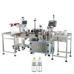 Automatic Horizontal Round Bottle Labeling Machine Top Label Applicator Machine Product Labels For Cosmetic Bottle for sale
