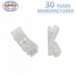 Four Pair Inline IDC Terminal Block Transparent Lock Joint High Impact Material for sale