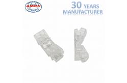 China Four Pair Inline IDC Terminal Block Transparent Lock Joint High Impact Material supplier
