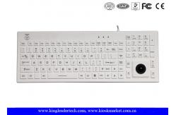 China Norway Layout Silicone Waterproof Keyboard With Trackball And Customizable Layout supplier