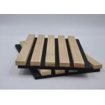 21mm Interior Acoustic Slat Wood Panels Sound Insulation Wall Panelling for sale