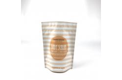 China Zipper Mylar Stand Up Pouches Gravnre Printing For Body Scrub Bath Salt supplier