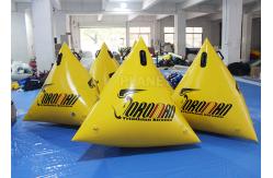 China PVC Triangle Inflatable Marker Buoy / Swimming Buoy Markers For Sea supplier