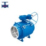Versatile Welded Ball Valve with Turbine Actuator for Normal Pressure Applications for sale