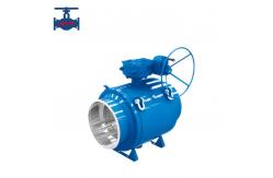 China Welded Ball Valve with Turbine Actuator supplier