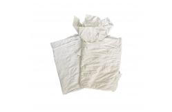 China Strong Absorbency 100kg/Bale 30cm White T Shirt Rags supplier