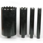 Black Wet Diamond Core Drill Bit , Diamond Hole Saw For Reinforcement Concrete for sale