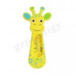 Shatter Resistant Baby Bath Thermometer Odorless Cartoon Shape for sale