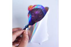 China Vinyl Holographic Tamper Seal Stickers supplier