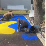 Wear Resistance Recyclable EPDM Playground Surface Measure 0.5-1.5mm