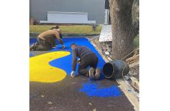 China Wear Resistance Recyclable EPDM Playground Surface Measure 0.5-1.5mm supplier