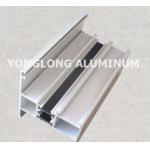 Spray Powder Coated Aluminum Curtain Wall Profile Length Customized for sale