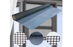 China 30m 50m PVC Coated Fibreglass Netting Black Insect Proof Window Screen supplier