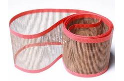 China PTFE Coated PTFE Mesh Conveyor Belt Open Mesh With Heated Setting Process supplier