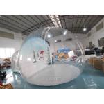 4m Inflatable Snow Globe Bubble Tent With Passage Way Background for sale