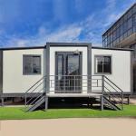 New Solutions Prefab Double Wings Expandable Container House Luxe Family Residences for sale