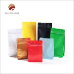 Various Sizes Closures Personalized Coffee Bean Bags Custom Printing 200g for sale
