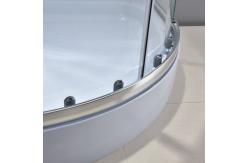 China Chrome Aluminum Corner Entry Shower Enclosure Clear Glass 5mm supplier