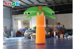 China Green And Yellow Christmas Inflatable Lighting Decoration /  Blow Up Tree supplier