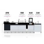 PLC Control Folder Gluer Machine , Window Repair Machine By Nylon Film Pasting for sale
