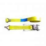 WLL 3335 LBS Polyester Heavy Duty Ratchet Tie Down Straps With Blue / White Label for sale