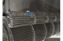 China Enrober Wire Mesh Chain Conveyor , Ladder Conveyor Belt Large Open Area supplier