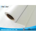 Water Based Poly Cotton Printable Plotter Canvas , Wall Arts Printing Canvas Rolls