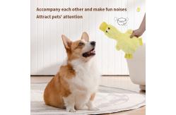 China Duck Plush  Dog Tooth High Durable Chengbei  Cleaning  Soft Squeaker  Bite-Resistant supplier