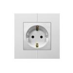 Smart Laffey Schuko Outlet Sockets Plastic Module For Home / Hotel for sale