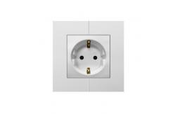 China Smart Laffey Schuko Outlet Sockets Plastic Module For Home / Hotel supplier