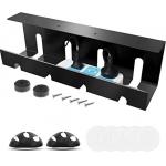 Powder Coating Under Desk Cable Management Tray No Drill Clamp Mount for Standing Type for sale