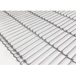 Food Processing Stainless Steel Wire Flat Chain Link Mesh Conveyor Belt for sale