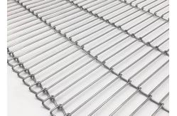 China Food Processing Stainless Steel Wire Flat Chain Link Mesh Conveyor Belt supplier