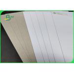 400 450gsm FSC Certification White Manila Board Grey Back For Packing Clothes