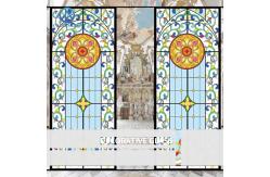 China Stained Custom Decorative Windows Handmade Ceiling Dome supplier