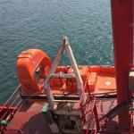 Advanced Marine Rescue Boat Davit System A Frame