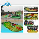 Waterproof Inflatable Amusement Park / Giant Inflatable Obstacle Course for sale
