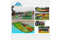 China Waterproof Inflatable Amusement Park / Giant Inflatable Obstacle Course supplier