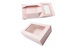 China Custom Luxury Gift Packaging Cardboard Box With Clear Window Artwork Printing Manufacturer supplier