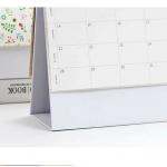 Small Kids Goal Custom Desk Calendar , Table Tent Calendar With Sticker Notes