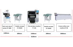 China PCB Max 500*450 mm SMT Placement Machine Lower Power Consumption supplier