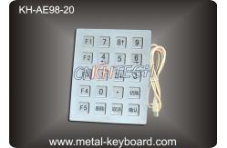 China 20 Keys Stainless Steel Industrial Keyboard with USB or PS/2 interface supplier