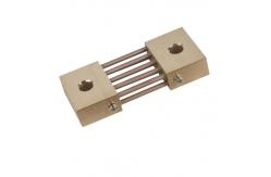 China 800A DC Current Shunt , Bus Bar Ammeter Shunt Resistor Brass Material supplier