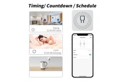 China White Wireless Smart Dimmer Homekit Humidity Control ≤85%RH 16A Homekit Wifi Switch supplier