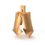 Double Bottom Double Open Clay Drilling Bucket For Rotary Drilling Rig for sale