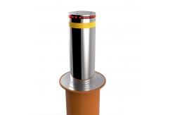 China Custom Retractable Security Bollards 219mm Diameter 600mm Height 6mm Thickness supplier