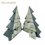 Exquisite 12 / 14 Drawers Christmas Tree Advent Calendar Custom Drawer Box Packaging for sale