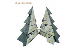 China XL Packaging Custom Packaging Box Factory Countdown To Christmas With Luxury Gifting Exquisite 12/14-Drawer Christmas Tree Advent Calendar Custom Drawer Box Packaging With Gold Foil Accents supplier